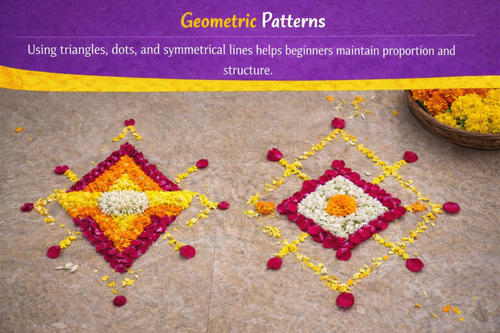 easy small pookalam design