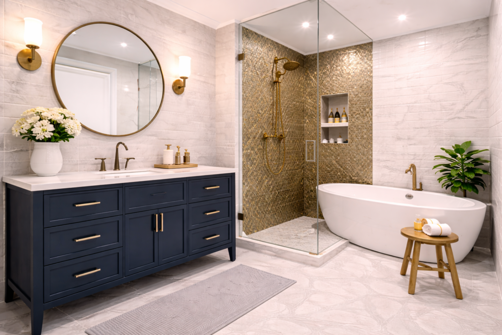 Metallic Finish Tiles