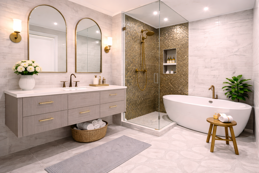 Metallic Finish Tiles