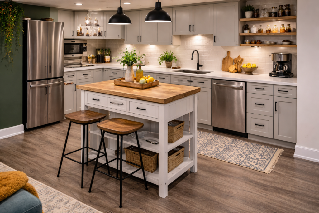 Compact Kitchen Island