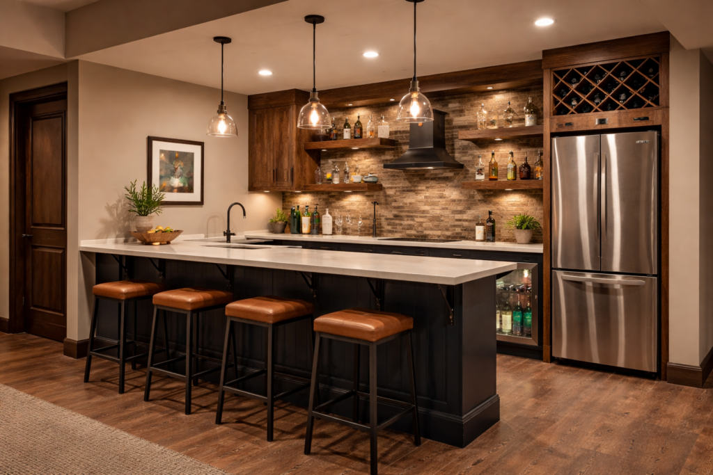 Multi-Functional Bar Kitchenette