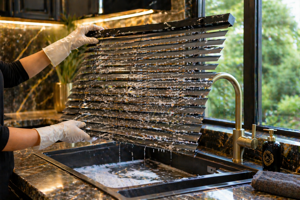 Removing Blinds for Deep Cleaning