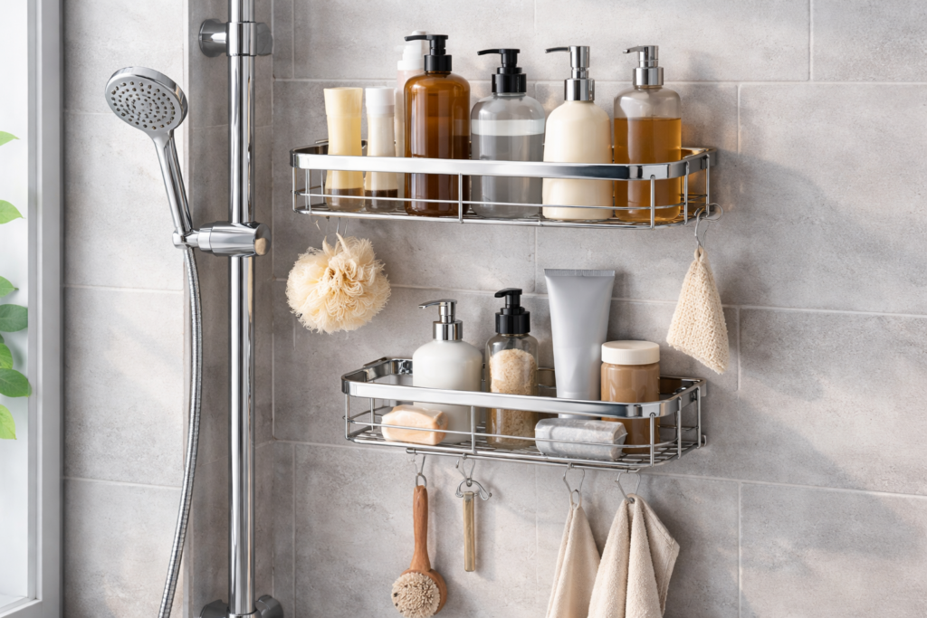 Shower Caddies and Shelves