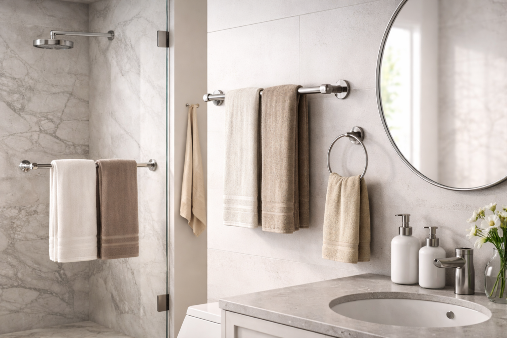 Towel Rods and Towel Rings