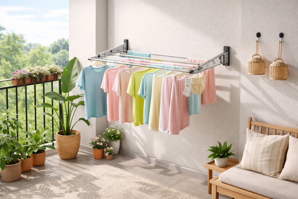 Balcony Drying Station