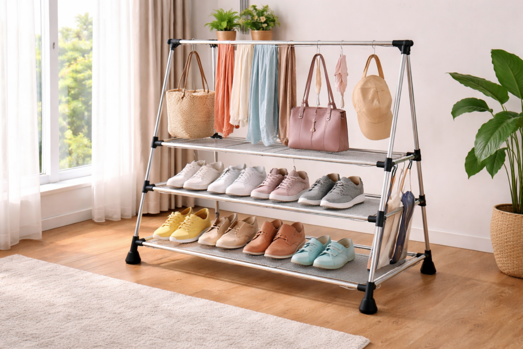 Shoe and Accessories Drying Rack