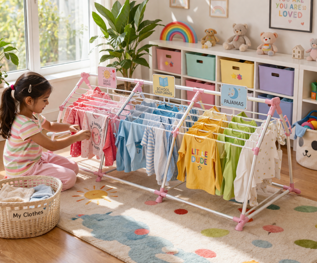 Temporary Wardrobe Organizer