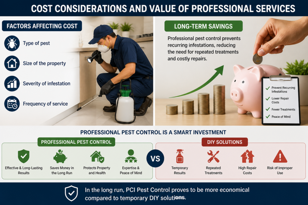 Cost Considerations and Value of Professional Services