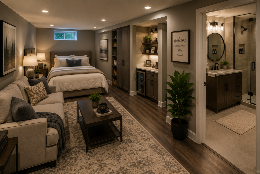 Guest Suites for Comfort and Privacy