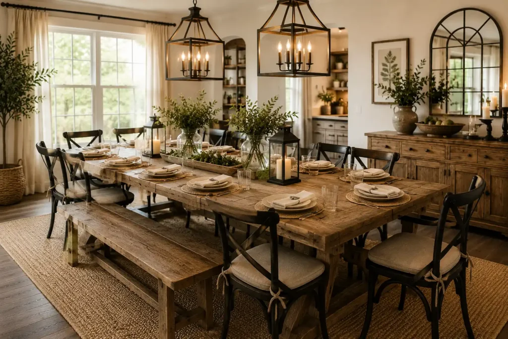 Farmhouse Tables for Large Families