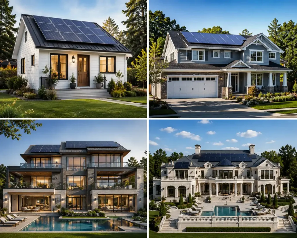 Solar Panel Installation Cost by Home Size