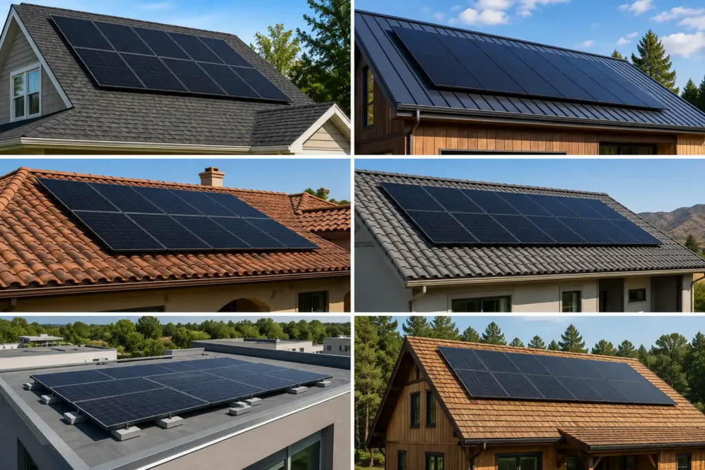 Solar Panel Installation Cost by Roof Type